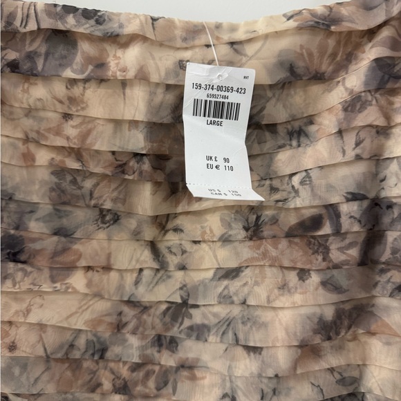 Abercrombie & Fitch Floral Cream Midi Dress - Picture 3 of 4